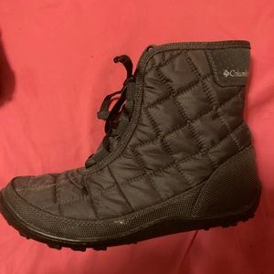 Black Columbia Omni-Tech Waterproof Winter Boots